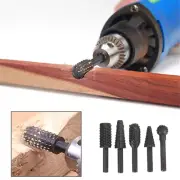 5 Pcs Rotary Tool Mini Drill Bit Set Wood Carving DIY Tools Kit for WoodworkinIL