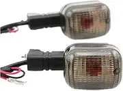 Indicators Flowing Turn Signal Motorcycle Turn Signal Turn Signal Indicator for - BWS100 50125 Zuma 50 FX125 X BeeWee MBK Booster Scooter Turn Signal Indicator (Color : Gray)