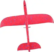 Hohopeti Airplane Red Glider Plane for Throwing Simulation Aircraft for and Party Favors Boosts Hand Eye Coordination Skills