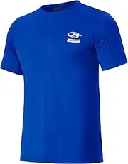 [Haimont] Men's UPF 50+ Sun Protection Fishing Shirts Short Sleeve Quick Dry Swim T-Shirt UV Workout Athletic Tee Shirt