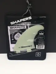 Shapers Fins Australia Medium Fcs Tri Set Surfboard Fiberflex Thruster New