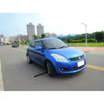 FB:硬硬的車庫鈴木 SUZUKI SWIFT 1.4 藍 13年 中古車 改裝 二手車 強力過件