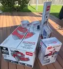 Toro lawn mower, leaf blower and hedge trimmer