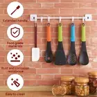 9Pcs Silicone Spatula Non-Stick Silicone Scraper 10inch Heat Resistant❀