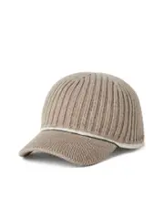 Brunello Cucinelli Knitted Stripe Detail Cap