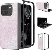 [JeLLYPIE] for Google Pixel 9 Pro Fold Case, [Support Wireless Charging], Cute Glitter Slim Case for Pixel 9 Pro Fold, Pink