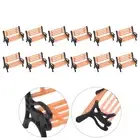 Model Train Model Model Park Bench Park Layout Plastic Brand New 12pcs