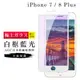 【IPhone 7/8 PLUS】 玻璃貼 鋼化模 保護貼 白框藍光 手機保護貼膜 保護膜 手機貼 (6.5折)