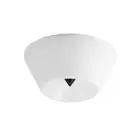 Maxim Lighting Tack 1 Light LED Flush Mount, Black/White - 11150WTBK