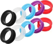 Beaupretty 10pcs Silicone Finger for Scissors Comfortable and Safe for Pet Grooming Shears Colorful Grips Ergonomic Inserts to Reduce Finger Fatigue