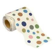 3" x 32.8Ft Bulletin Board Border,Colorful Dot Scalloped Trim, Colorful