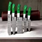 Handmade Damascus Steel Kitchen Knife Set – Razor Sharp, Free Shipping!