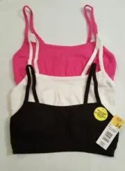 Big Girls Fruit of the Loom 2 Ply Cotton Built Up Bra: 28-32-34-38