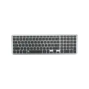 Rechargeable Wireless Dual Bluetooth Keyboard - Black