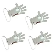 Pack of Dummy Clips Baby Boy Girl Soother Chain Holder Strap Pacifier Care Safe