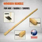 145cm Wooden Handle For Hoe Shovel Rabble Mattock Heavy Duty Handle Only