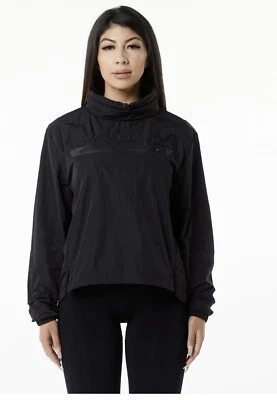 ALPHALETE Women’s Performance Endure Pullover - Black, Size Small