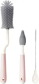Baby Bottle Cleaner Brush Set | Bottle Cleaning Brush Set - Bottle Scrubber Brush, Bottle Washing Brush, Bottle Washer for Narrow Neck Containers