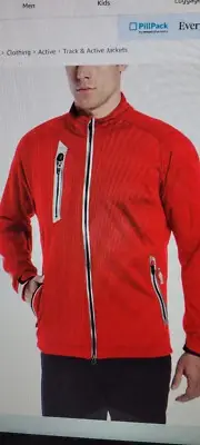 New Zero Restriction Windstopper Knollwood Jacket Large LG L Red
