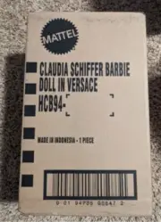 Barbie Supermodel Claudia Schiffer Doll in Versace Gown BRAND NEW IN HAND
