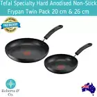 Tefal Specialty Hard Anodised Non-Stick Frypan Twin Pack 20 cm & 26 cm Frypans