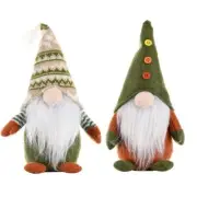 Handmade Christmas Elf Decoration Standing Swedish Gnome Tomte Toy for Doll Orna