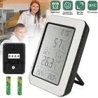 LCD Digital Thermometer Hygrometer Thermo Monitor Humidity Meter & Date Display