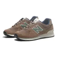 在飛比找PChome24h購物優惠-NEW BALANCE 休閒鞋 NB 574 深棕色 長麂皮