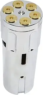 YSHAP Gun Barrel Shift Knob Kit 13/18 Eaton Fuller Peterbilt Freightliner Gun Barrel Six Shooter Gear Shift Knob Kit with Chrome Lower Plastic Sleeve