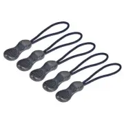 20pcs Zipper Pulls Pull Head Handle Replacement Tab Tag Cord Extender Dark Blue