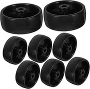 PAMINGONO Heavy Duty Caster Wheels 8pcs Set Axle for Outdoor Carts Lawn Mower Replacement Wheels