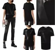 Valentino V Logo Tee Iconic T-Shirt Blouse Shirt Rare Retro Luxury Cotton Top XS