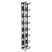 APC AR8442 Vertical Cable Organizer, 8 Cable Rings, Zero U