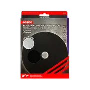 Josco 125mm Black Finish / Wax Hook And Loop Foam Polishing Pad