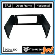 LDR Wall Mount Open Frame Rack - Black