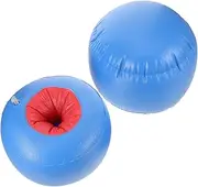 VANZACK 1 Pair Inflatable Boxing Gloves Inflatable Boxing Mittens Punching Balloons Gloves Punching Game Balloons Boxing Gloves Balloons Interactive Fighting Game Blue PVC