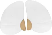 JOINPAYA 2pcs Blank Paper Fan Large Unfinished Small Blank Church Fans Custom DIY Handicrafts Supplies White Paper