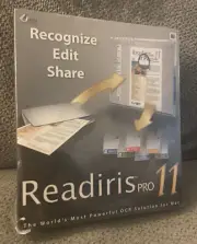 IRIS Readiris Pro 11, OCR Document to Text Recognition, Mac, Macintosh OS