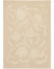 [Miss Amara] Irene Botanical Washable Rug in Beige
