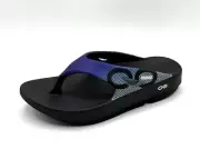 OOFOS Unisex OOriginal Sport Blue Grid - US Men's 4 Women's 6 EU 37