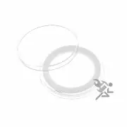 (5) AirTite 31mm White Ring Coin Holder Capsules for 1/2oz Silver Chinese