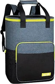 Hap Tim Cooler Backpack 30 Cans Insulated Backpack Cooler Lightweight Leak-Proof Soft Cooler Bag Large Capacity for Men Women to Picnics, Hiking, Camping, Beach, Lunch, Park or Day Trips