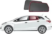 Genuine SNAPSHADES Car Rear Window Shades for Hyundai i30 Wagon/i30 Tourer/Elantra GT Wagon 2nd Gen (GD; 2012-2017)