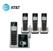 AT&T DECT CL82413 4 Cordless Phones w/Answering System & Talking Caller ID NEW