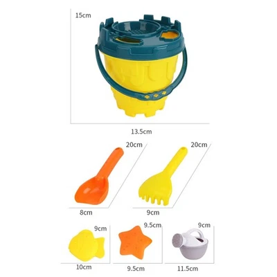 Kids Beach Toys Sand Toys Bucket Spade Rake