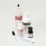 Lang Dental 1223CLR Jet Denture Repair Powder & Liquid Clear Professional Pack