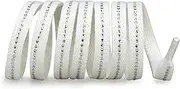 [IRIS CRAFT] 1 Pair Sparkly Rhinstones Flat Shoelaces for Sneakers, High Top Glitter Shoelaces, Bling Shoe Laces