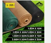 Instahut Shade Cloth Sail 50% 70% 90%UV Mesh Roll Garden Outdoor free delivery.