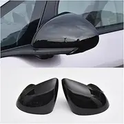 For BYD Dolphin 2023-2024 Replacement Car Side Mirror Frame Rear View Mirrors Cover Anti Hit Car side mirror cover Exterior Mirrors (Color : Bright black)