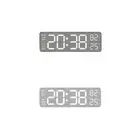 Digital Wall Clock Versatile LED Alarm Clock for Classroom Home Livingroom